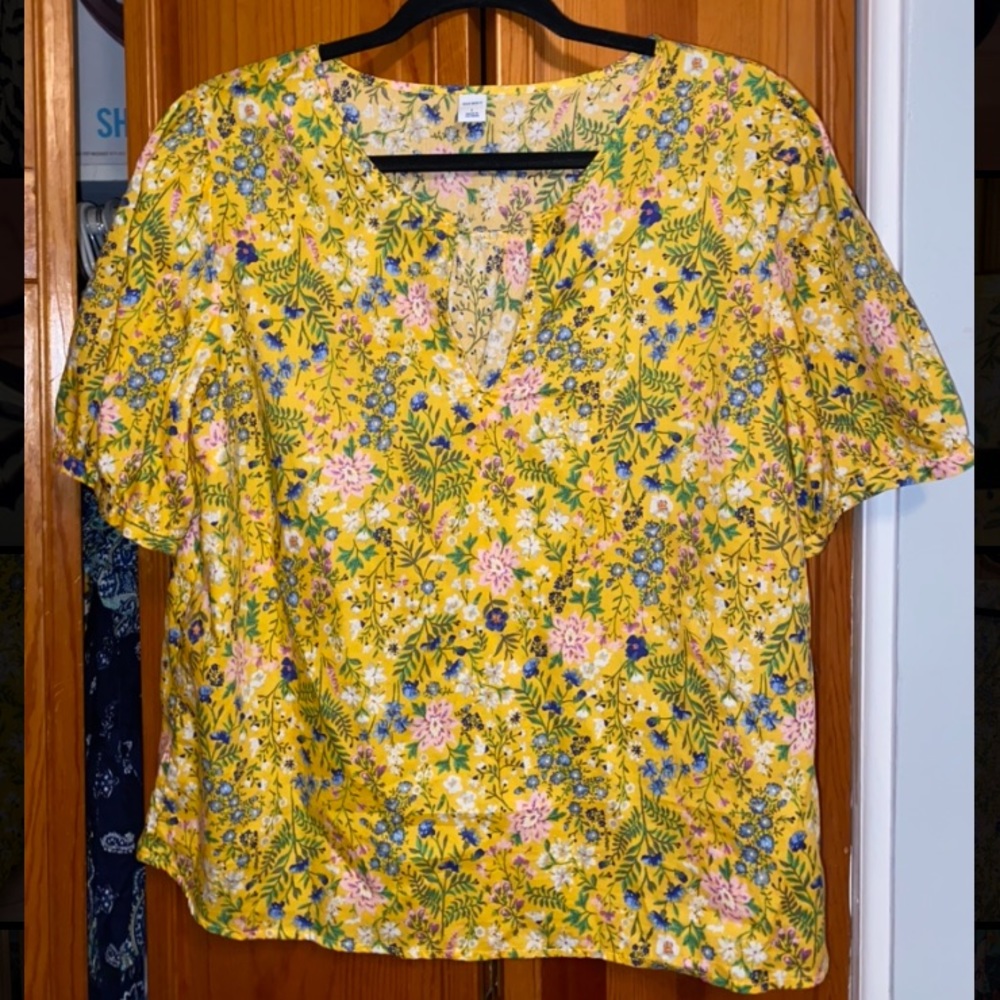 Yellow Wildflower Blouse